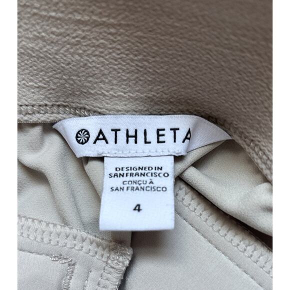 Athleta Endless High Rise Cargo Pants Women's 4 Bone Pockets Casual Athleisure - Picture 10 of 12